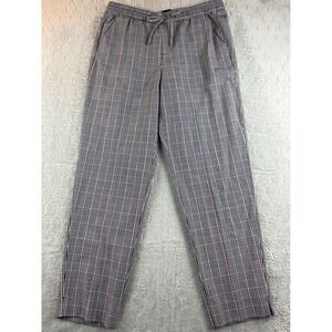 Banana Republic‎ Hayden Pants Plaid Drawstring Pockets Career Casual Womens